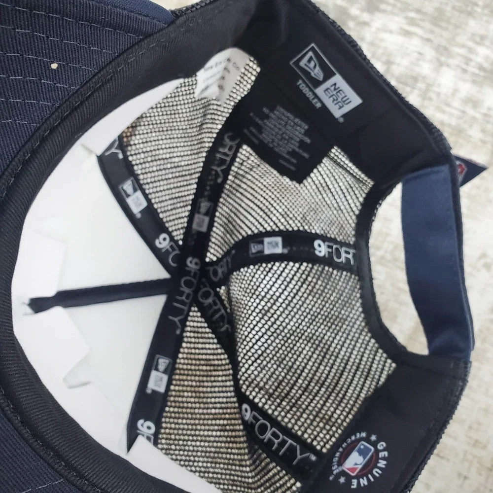 Cleveland Guardians Hat Toddler Adjustable Strap Strapback Trucker Cap